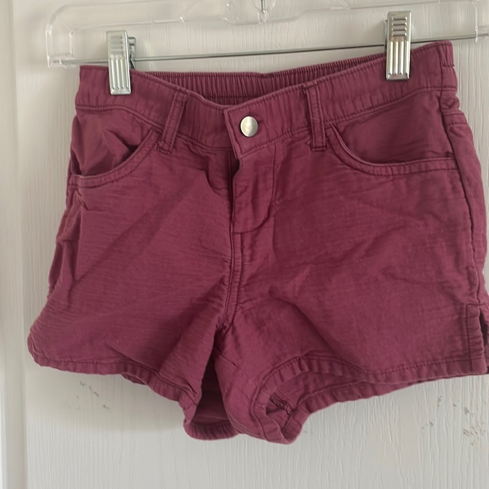 Tea Collection girls plum colored shorts Sz 12